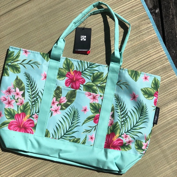 Large insulated Beach or Shopping Tote Bag - Picture 3 of 5